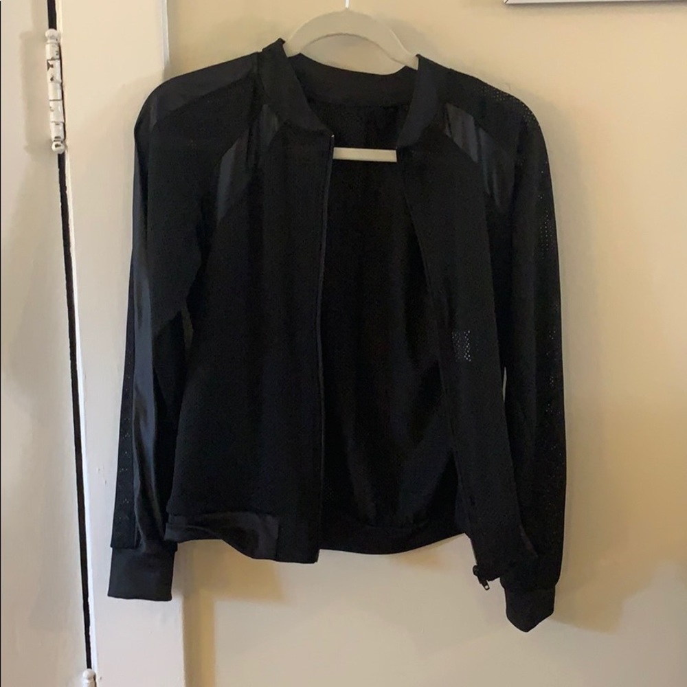 NWOT BlackMilk Mesh bomber jacket
